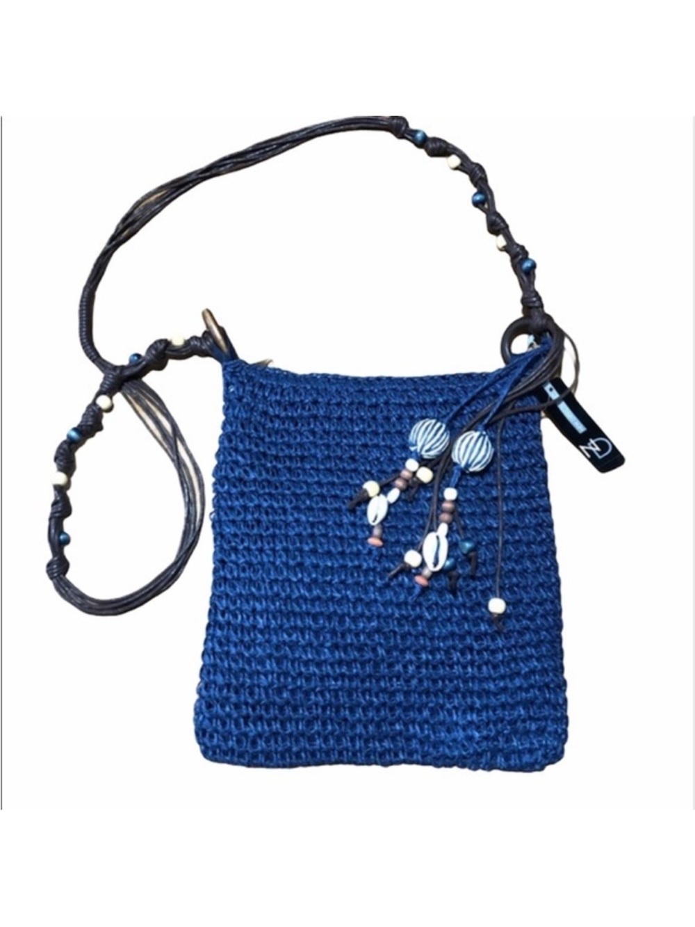 New Directions NWT Women Crochet Shell Crossbody